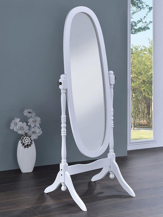 Foyet - Wood Adjustable Length Cheval Mirror - Simple Home Plus