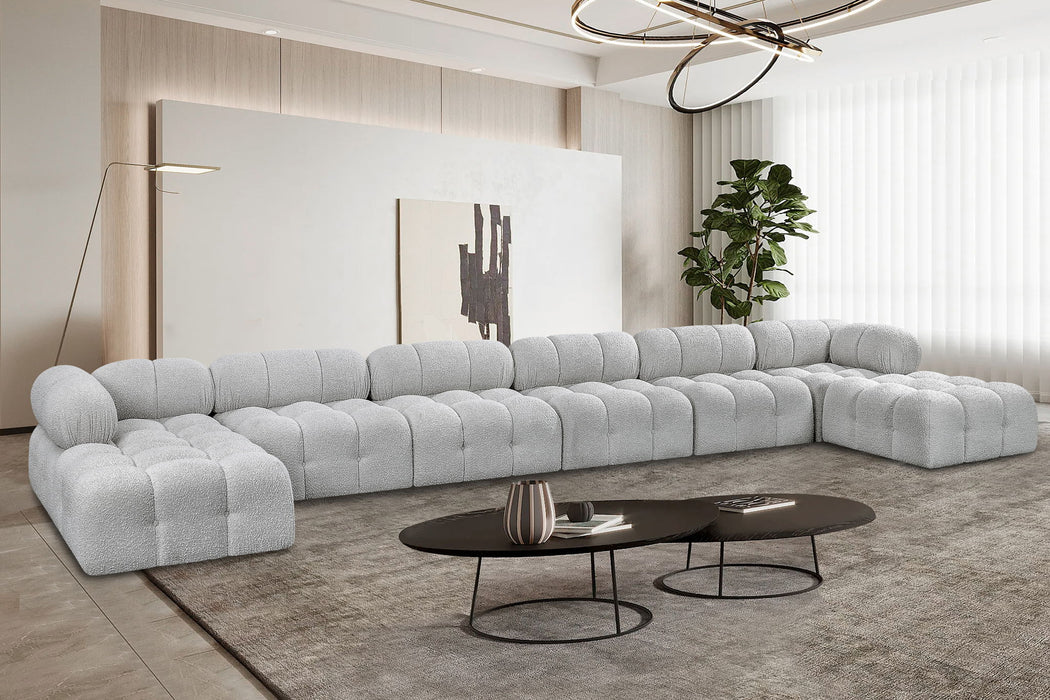 Ames - 8 Piece Fabric Modular Sectional - Simple Home Plus