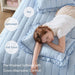 Liv - Quilt Set - Blue - Simple Home Plus