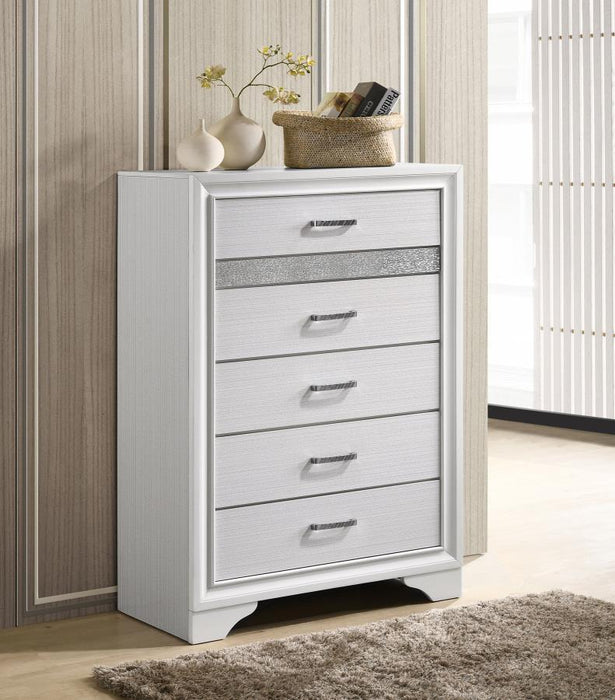 Miranda - 5-Drawer Bedroom Chest - Simple Home Plus