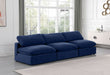 Comfy - Velvet Modular Armless Sofa 3 Seats - Simple Home Plus