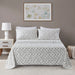 Oversized Flannel - 4 Piece Full Sheet Set - Black Snowflakes - Simple Home Plus