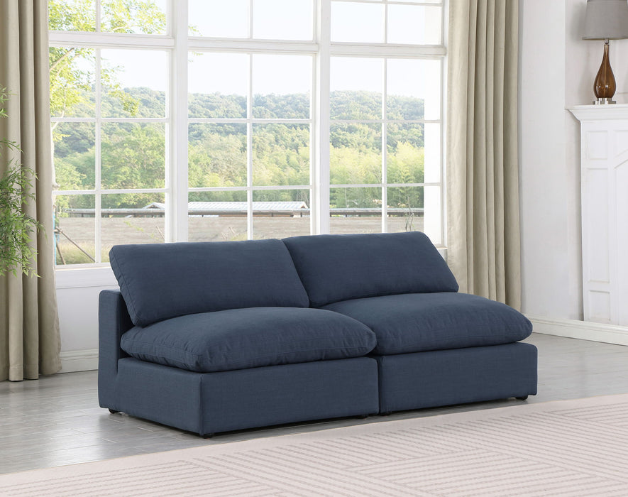 Comfy - Linen Modular Armless Sofa 2 Seats - Simple Home Plus