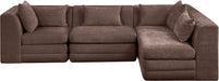 Stellar - 4 Piece Upholstered Modular Sectional - Simple Home Plus