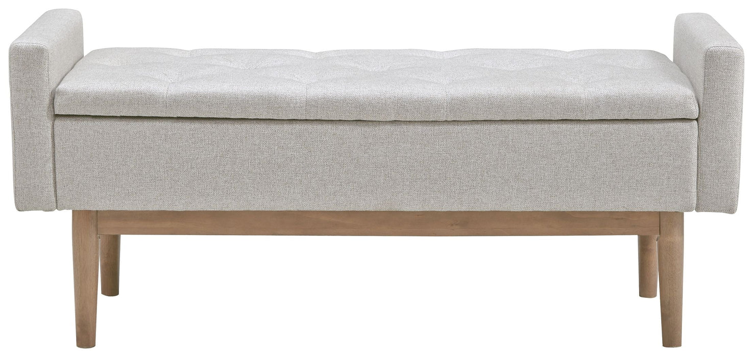 Briarson - Beige / Brown - Storage Bench - Simple Home Plus