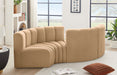 Arc - Velvet 4 Piece Curved Modular Sofa - Simple Home Plus