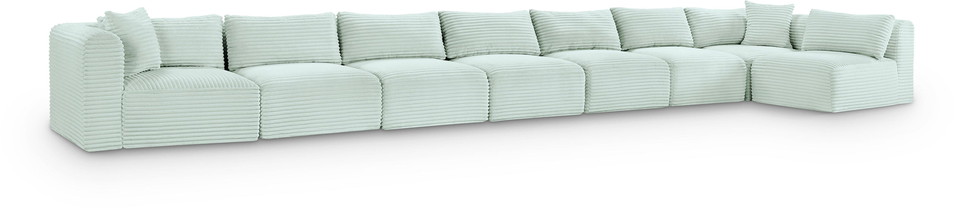 Shaggy - 8 Piece Modular Sectional - Simple Home Plus