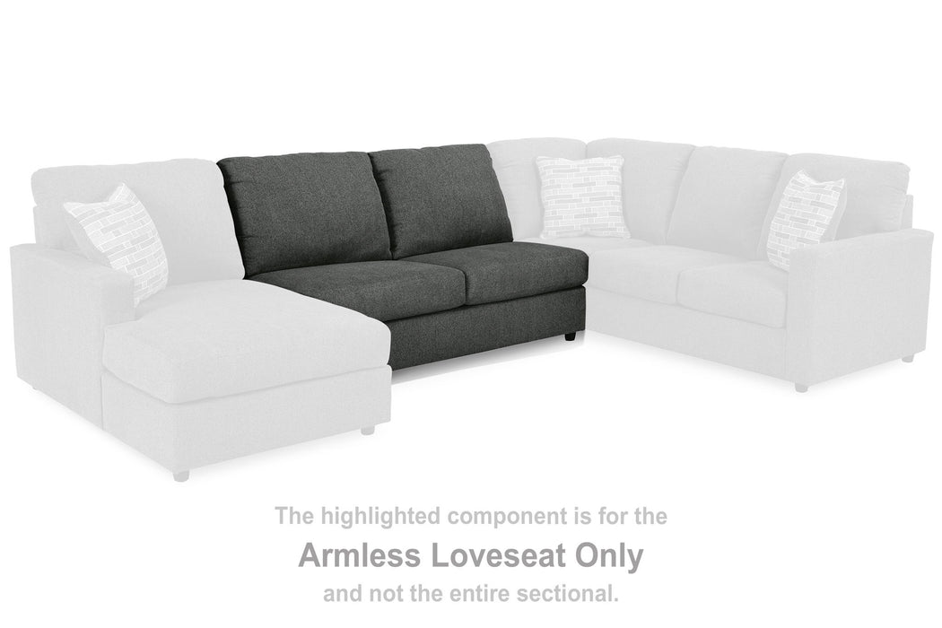 Edenfield - Armless Loveseat - Simple Home Plus