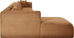Shaggy - Fabric 6 Piece Modular Sectional With Chaise - Simple Home Plus