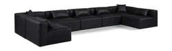 Cube - 7 Piece Modular U-Shaped Sectional - Simple Home Plus