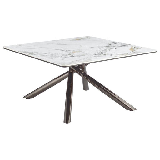 Carvell - Square Sintered Stone Table - Simple Home Plus