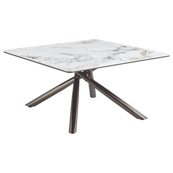 Carvell - Square Sintered Stone Table - Simple Home Plus