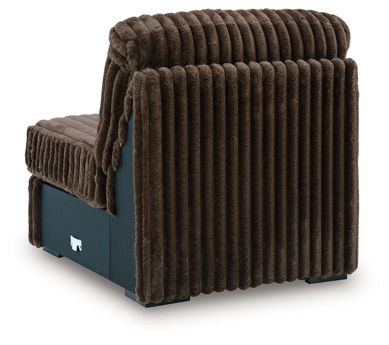 Midnight-Madness - Armless Chair - Chocolate - Simple Home Plus