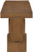 Anzio - Oak Veneer And Solid Wood Console Table - Simple Home Plus