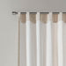 Beals - 95" Rod Pocket And Back Tab Panel - Natural - Simple Home Plus
