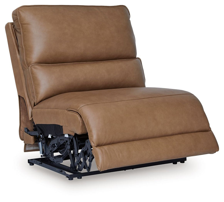 DeepWakes - Power Armless Recliner With Adjustable Headrest - Caramel - Simple Home Plus