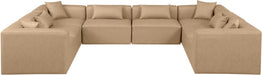 Cube - 8 Piece Modular Sectional - Tan - Simple Home Plus