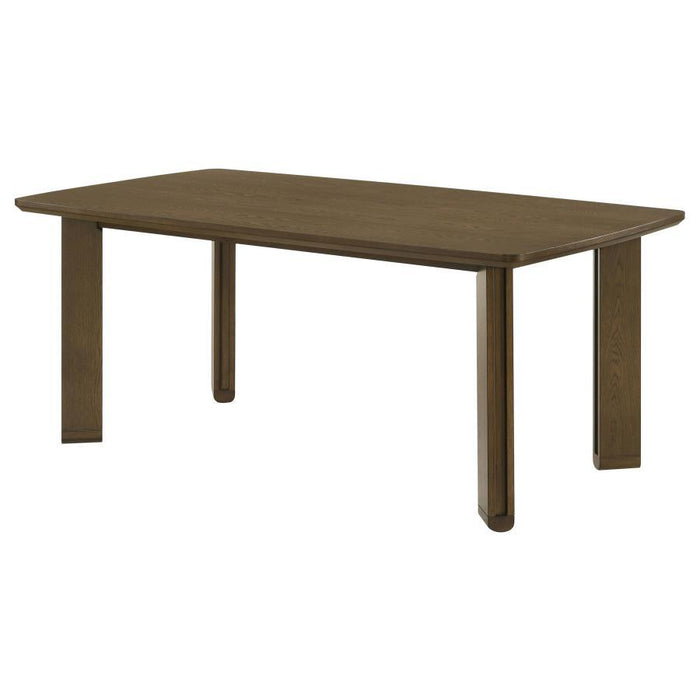 Ottowa - Rectangular Wood Dining Table - Brown - Simple Home Plus