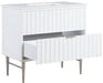 Modernist - Bathroom Vanity With Chrome Legs - Simple Home Plus