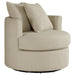 Debbie - Upholstered Swivel Accent Chair - Simple Home Plus