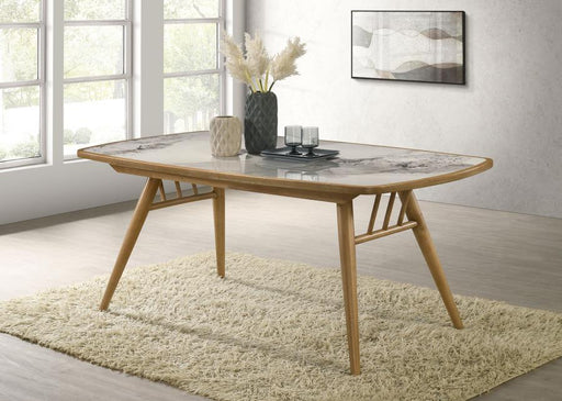 Croyden - 73" Rectangular Dining Table - Weathered Natural - Simple Home Plus