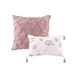 Cassandra - Queen 8 Piece Printed Comforter Set - Blush - Simple Home Plus
