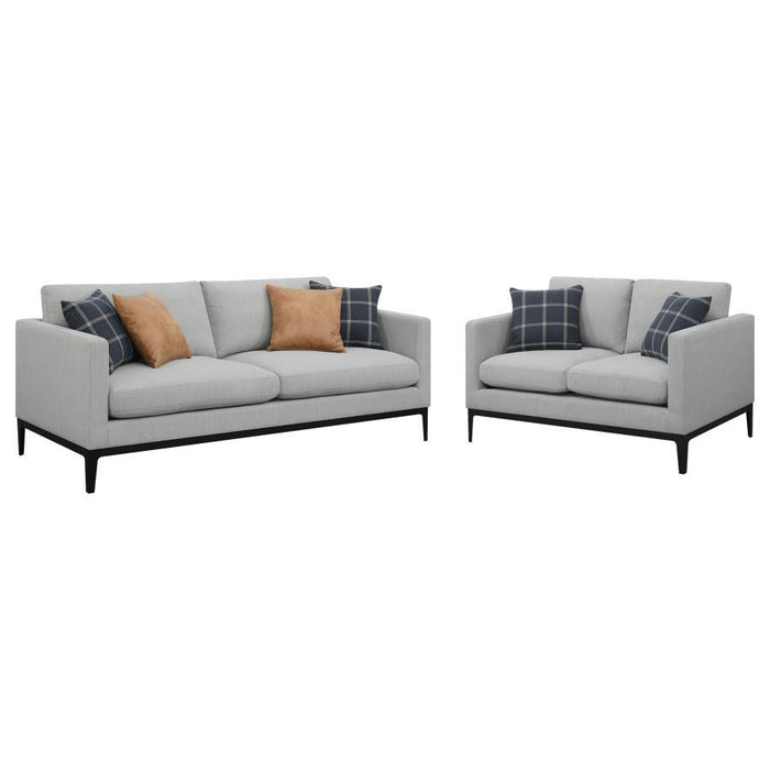 Apperson - Upholstered Track Arm Sofa Set - Simple Home Plus