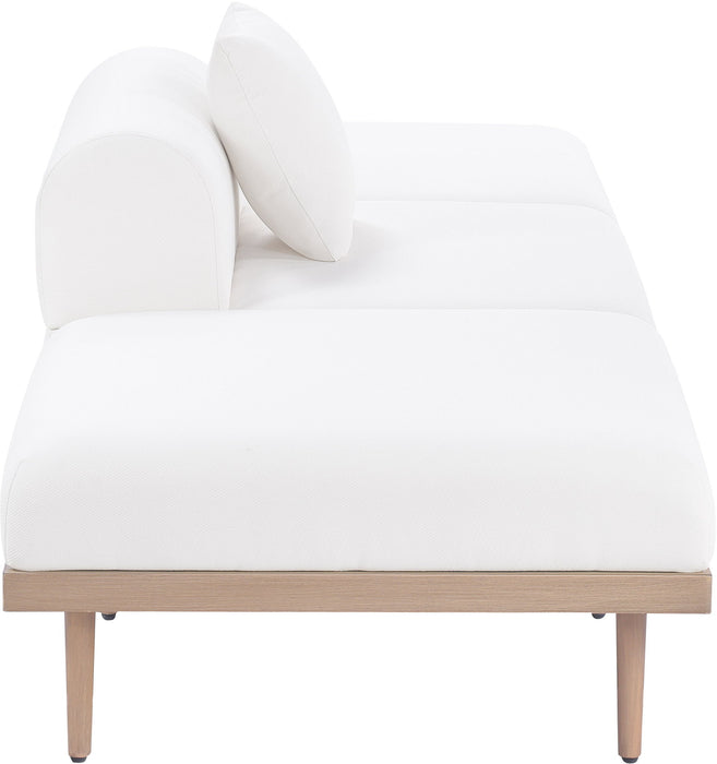 Laguna - 3 Piece Resilient Water Resistant Fabric Outdoor Patio Armless Modular Sofa - Simple Home Plus
