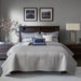 Rhapsody - King 6 Piece Reversible Coverlet Set - Navy - Simple Home Plus