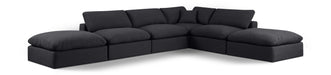 Comfy - 6 Piece Linen Modular Sectional - Simple Home Plus