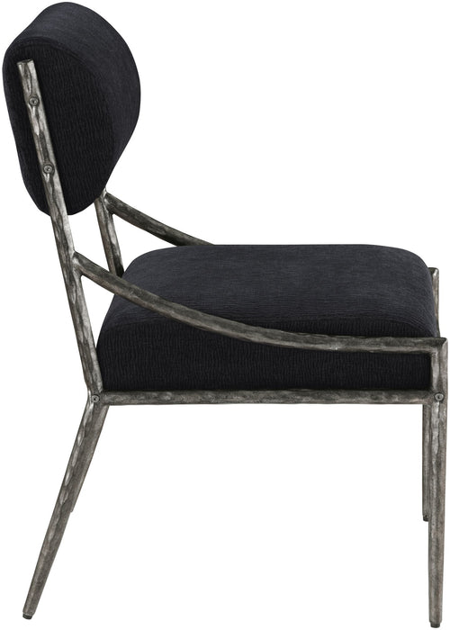 Bastille - Upholstered Dining Side Chair (Set of 2) - Silver Frame - Simple Home Plus