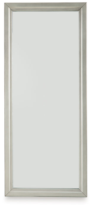 Evesen - Champagne - Floor Standing Mirror With Storage - Simple Home Plus