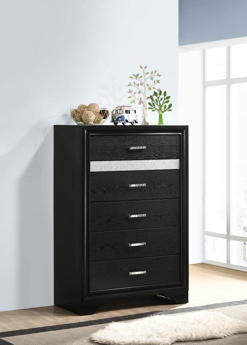 Miranda - 5-Drawer Bedroom Chest - Simple Home Plus