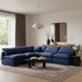 Indulge - Velvet 5 Piece Modular Corner Armless Sectional - Simple Home Plus