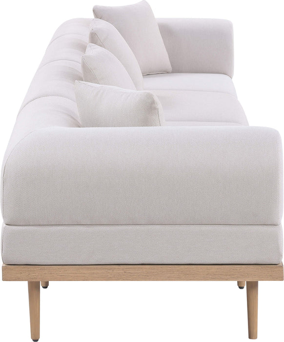 Laguna - 4 Piece Resilient Water Resistant Fabric 142" Upholstered Outdoor Patio Modular Sofa - Simple Home Plus