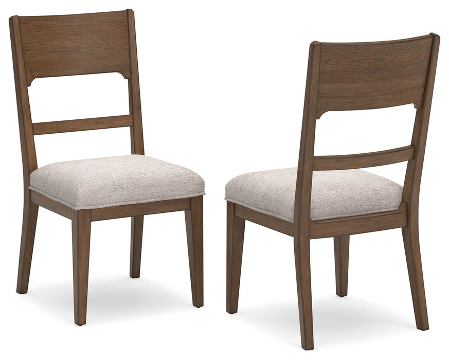 Cabalynn - Oatmeal / Light Brown - Dining Uph Side Chair (Set of 2) - Simple Home Plus