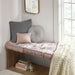 Azza - Square Floor Pillow Cushion - Blush - Simple Home Plus