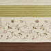 Serene - Embroidered Floral Shower Curtain - Green - Simple Home Plus