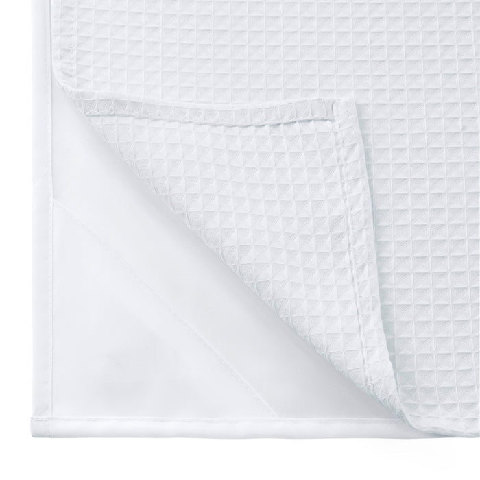 Plain Weave - Luxury Shower Curtain - White - Simple Home Plus