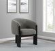 Valdez - Boucle Upholstered Barrel Back Accent Chair - Simple Home Plus