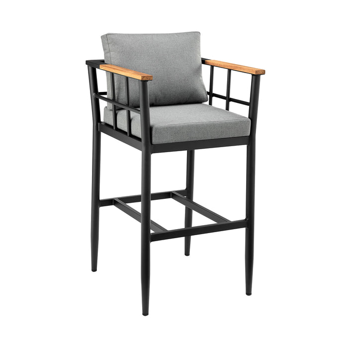Orlando - Outdoor Patio Bar Stool With Cushions - Simple Home Plus