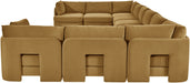Hammond - Velvet Performance Fabric Upholstered 10 Piece Sectional - Simple Home Plus