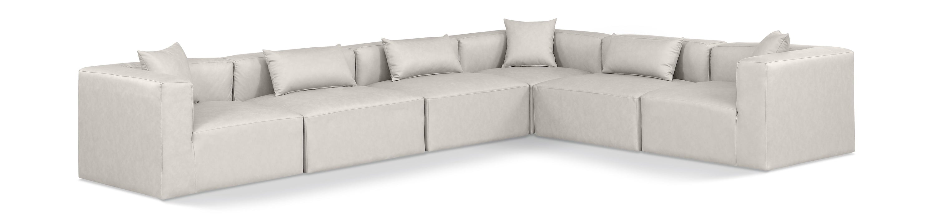 Cube - 6 Piece Modular Corner Sectional - Simple Home Plus