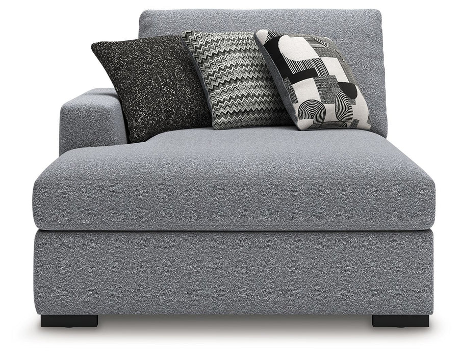Bealton - LAF Corner Chaise - Salt And Pepper - Simple Home Plus