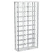 Montara - Tempered Glass Wine Storage LED Curio Cabinet - Chrome - Simple Home Plus