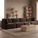 Hammond - Velvet Performance Fabric Upholstered 4 Piece Sofa - Simple Home Plus
