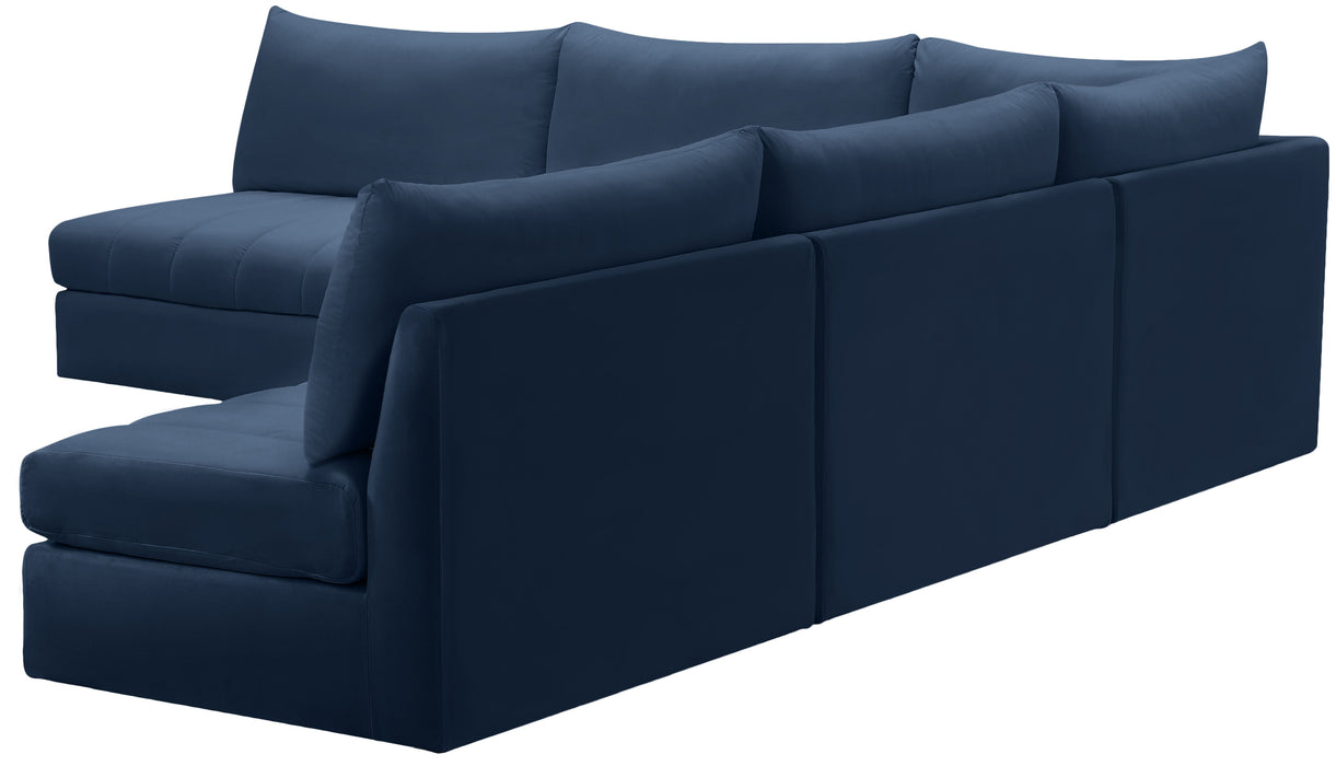 Jacob - Modular Corner Armless Sectional 5 Piece - Simple Home Plus