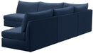 Jacob - Modular Corner Armless Sectional 5 Piece - Simple Home Plus