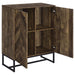 Carolyn - 2 Door Engineered Accent Wood Cabinet - Rustic Oak - Simple Home Plus