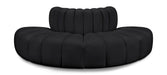 Arc - Faux Leather 4 Piece Modular Sofa - Simple Home Plus